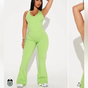 Active Jumpsuit - Green 3X